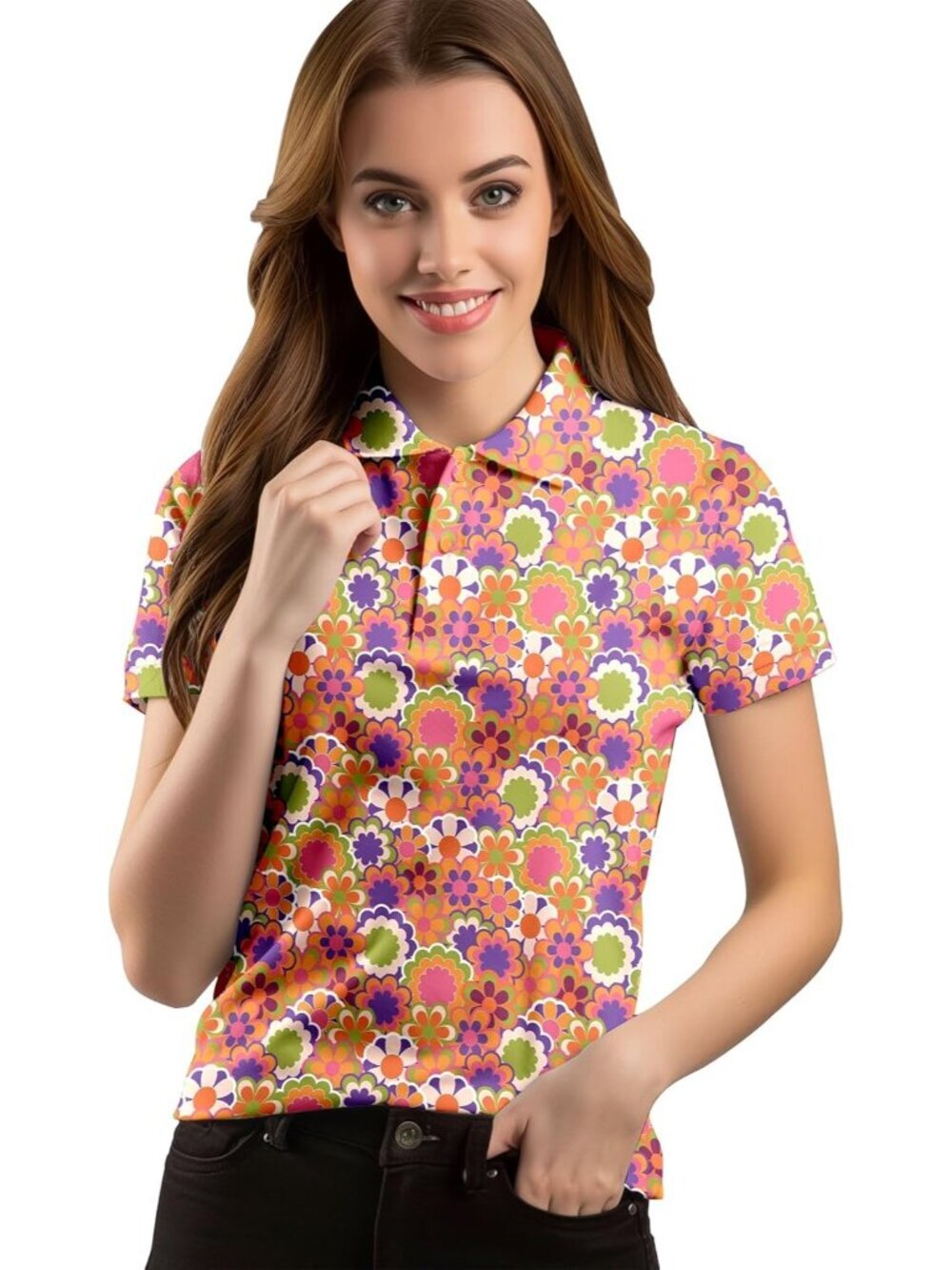 Women colour full  Short Sleeve Quick Dry Tennis Shirts Athletic Yoga Tops Fit